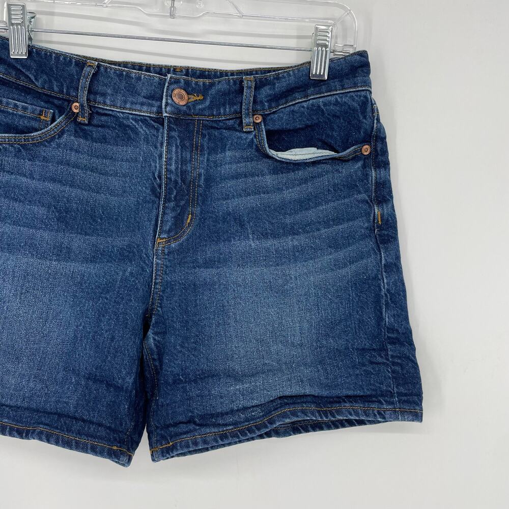 Loft Mid Rise Denim Short Size 27/4 - Picture 3 of 7